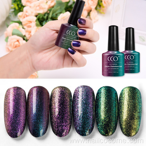 Popular design chameleon matte nail polish gel